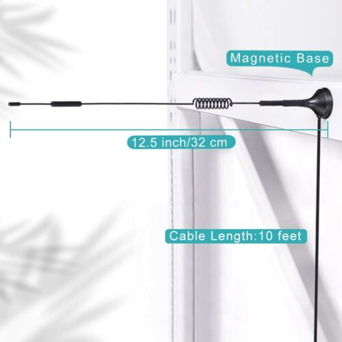 4G LTE Antenna 7dBi SMA male Magnetic 2m Cable - Image 3