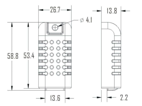 AM2320B temperatūros ir drėgmės jutiklis - Image 3